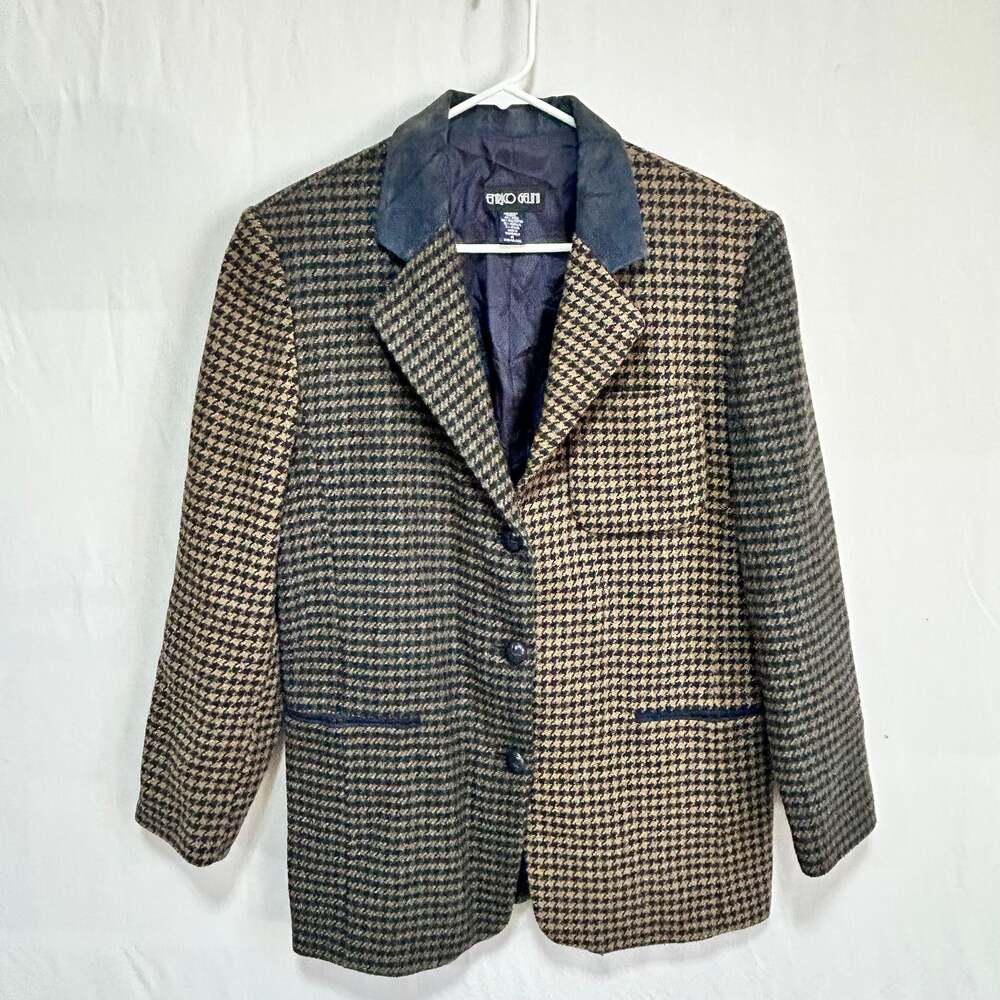 Vintage Enrico Gelini Mens Lightweight Wool Blazer